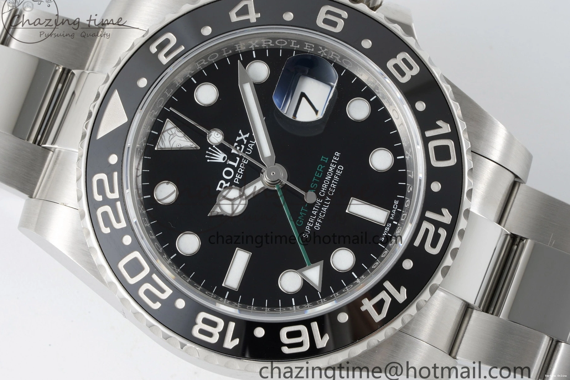 1219 RelaxedFit GMT Master II 116710 LN 904L SS C+F 1:1 Best Edition Black Dial on Oyster Bracelet VR3285 CHS 2252